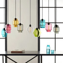 DecorBites™ Geometric Glass Pendant Light Collection: Modern Crystalline Pendant Series