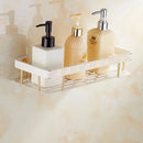 DecorBites™ Bath Hardware Set: Shelf, Towel Rack, Holder, Brush Holder, Towel Hanger, Hooks