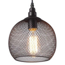 DecorBites™ Black Metal Chandelier with E27 Edison Bulb Socket for Kitchen, Restaurant, Cafe