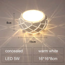 DecorBites™ LED Ceiling Light: Simplicity 5W 12W Dimmable Cylinder Lamp for Aisle Corridor