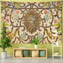 DecorBites™ Khaki Retro Pattern Wall Tapestry for High-End Indoor Home Decor