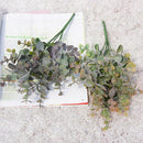 DecorBites™ Green Eucalyptus Branch: Faux Leaves for Home & Wedding Decor