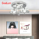 DecorBites™ Crystal Stars LED Pendant Chandelier for Modern Living Dining Room Decor