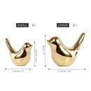 Abstract Gold Resin Statue Handicraft for Living Room, Office Desk Decor - DecorBites™