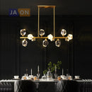 DecorBites™ Crystal Copper Chandelier Lighting for Dinning Room