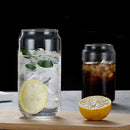 DecorBites™ Glass Drink Cup with Bamboo Lid - High Borosilicate Glass Tea Juice Coffee Mug