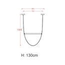 DecorBites™ Leather Rustic Pendant Light | Designer Suspension Lamp for Home, Restaurant, Hotel.