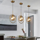 DecorBites™ Glass Ball Pendant Lamps: Modern Lighting for Bar, Restaurant, Bedroom