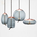 DecorBites™ Hemp Rope Knot Pendant Lights - Suspendu Glass Hanging Lamp