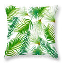 Tropical green leaves decorative cushion cover living room home decor