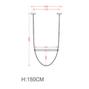 DecorBites™ Leather Rustic Pendant Light | Designer Suspension Lamp for Home, Restaurant, Hotel.