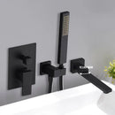 DecorBites™ Chrome Bathtub Faucet Mixer with Hand Shower Waterfall Spout