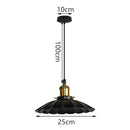 DecorBites™ Iron Dome Industrial Pendant Light for Cafe Bar Home Decor