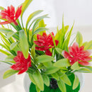 DecorBites™ Artificial Flowers Bonsai Vase Mini Potted Home Decor Wedding DIY Flowerpot