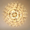 DecorBites™ Leaf Glass Pendant Chandelier - Nordic Style Light Luxury for Bedroom, Living Room