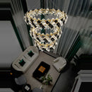 DecorBites™ Crystal Dimmable LED Chandelier in Gold and Silver Finishes