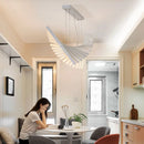 DecorBites™ LED Chandelier: Modern Nordic Loft Hanging Light for Living Room, Restaurant, Bar