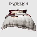 DecorBites™ Luxe Egyptian Cotton Bedding Set: Duvet Cover, Bed Sheet, 2 Pillow Sham