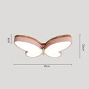 DecorBites™ LED Butterfly Chandelier Modern Wood Ceiling Light for Kids Room