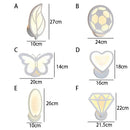 DecorBites™ Acrylic LED Children's Wall Sconce, Creative Arts Decoration for Room, Study, Corridor