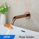 DecorBites™ Black Chrome Sensor Bathroom Sink Mixer Tap Faucet – Wall Mount Automatic Touch