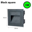 DecorBites™ 3W IP65 Waterproof Embedded Step Lights for Staircase Corridor & Outdoor Walls