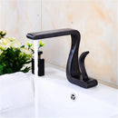 DecorBites™ Gold & White Basin Faucet: Modern Brass Mixer Tap for Bathroom Sink