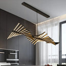 DecorBites™ LED Chandelier: Modern Nordic Loft Hanging Light for Living Room, Restaurant, Bar