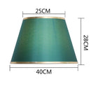 DecorBites™ Golden Edge Large Cloth Lampshade Cover for Bedroom Bedside Floor Lamp