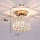 DecorBites™ Crystal Aisle Corridor Ceiling Light - Modern Luxury Indoor Hang Lamp
