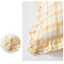 DecorBites™ Cotton Coffee Black Yellow Green Cushion Cover 45x45cm Fringed Skirt Home Decor
