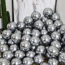 5" Chrome Golden Balloons for Wedding Party Decor by DecorBites™ - Pack of 10