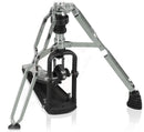 GRIFFIN Deluxe 2-Pack Drum Hardware Kit - Double Kick Drum Bass Pedal & 2-Legged Premium Hi-Hat Stand | Quad Sided Beater Head | Dual Chain Drive System | Impressive Response for Metal & Rock Drummers