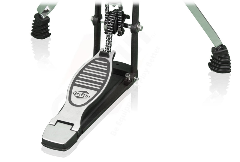 quadruple bass pedal GRIFFIN Deluxe 2-Pack Drum Hardware Kit