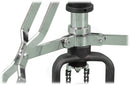 2 Leg Hi-Hat Stand by GRIFFIN - Premium Heavy Duty Hihat Cymbal Foot Pedal with Drum Key - Folding Two Leg Style Converts to a No Leg High Hat Mount