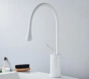 DecorBites™ Gold & Marble Basin Faucet: Single Handle Swivel Sink Water Crane