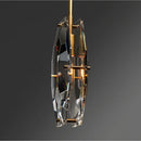 DecorBites™ Crystal Glass Pendant Lamp Luxe Chandelier for Bedroom Restaurant Kitchen Home