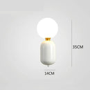 DecorBites™ Gold Mirror Ball Wall Lamp - Modern Minimalist LED Sconce