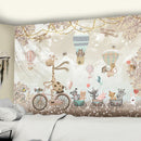 DecorBites™ Kawaii Bear Tapestry Wall Hanging for Children's Room Décor