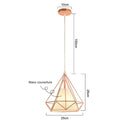 DecorBites™ Industrial Pendant Lights E27 LED Hanging Lamp Modern Loft Lighting for Home