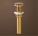 DecorBites™ Gold Waterfall Basin Faucet: Brass Bathroom Mixer Tap, Hot Cold Sink Faucet
