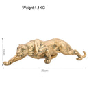 DecorBites™ Gold Resin Sculpture | Nordic Luxury Technology Decor for Home & Office