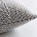 DecorBites™ Knit Cushion Cover 45x45cm Solid Cotton Pillow Pink Ivory Grey Cream