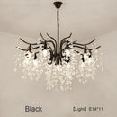 DecorBites™ Crystal LED Chandelier: Luxury Indoor Lighting for Home, Kitchen, Living Room