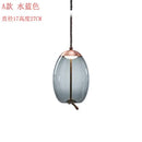 DecorBites™ Hemp Rope Knot Pendant Lights - Suspendu Glass Hanging Lamp