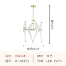 DecorBites™ Gold Cage Origami Bird Chandelier - Modern Light Fixture for Home Decor