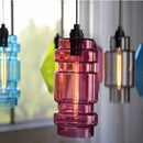 DecorBites™ Geometric Glass Pendant Light Collection: Modern Crystalline Pendant Series
