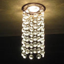 Modern crystal led downlight – living room teardrop ceiling lamp