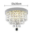 Modern gold crystal chandelier ceiling lamp kitchen fixture