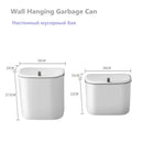 DecorBites™ Kitchen Wall-Mounted Waste Bin with Lid - Cabinet Door Hanging Garbage Can